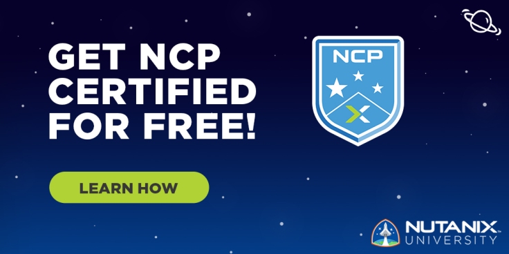 Get Nutanix Certified for FREE - Next Level SDDC