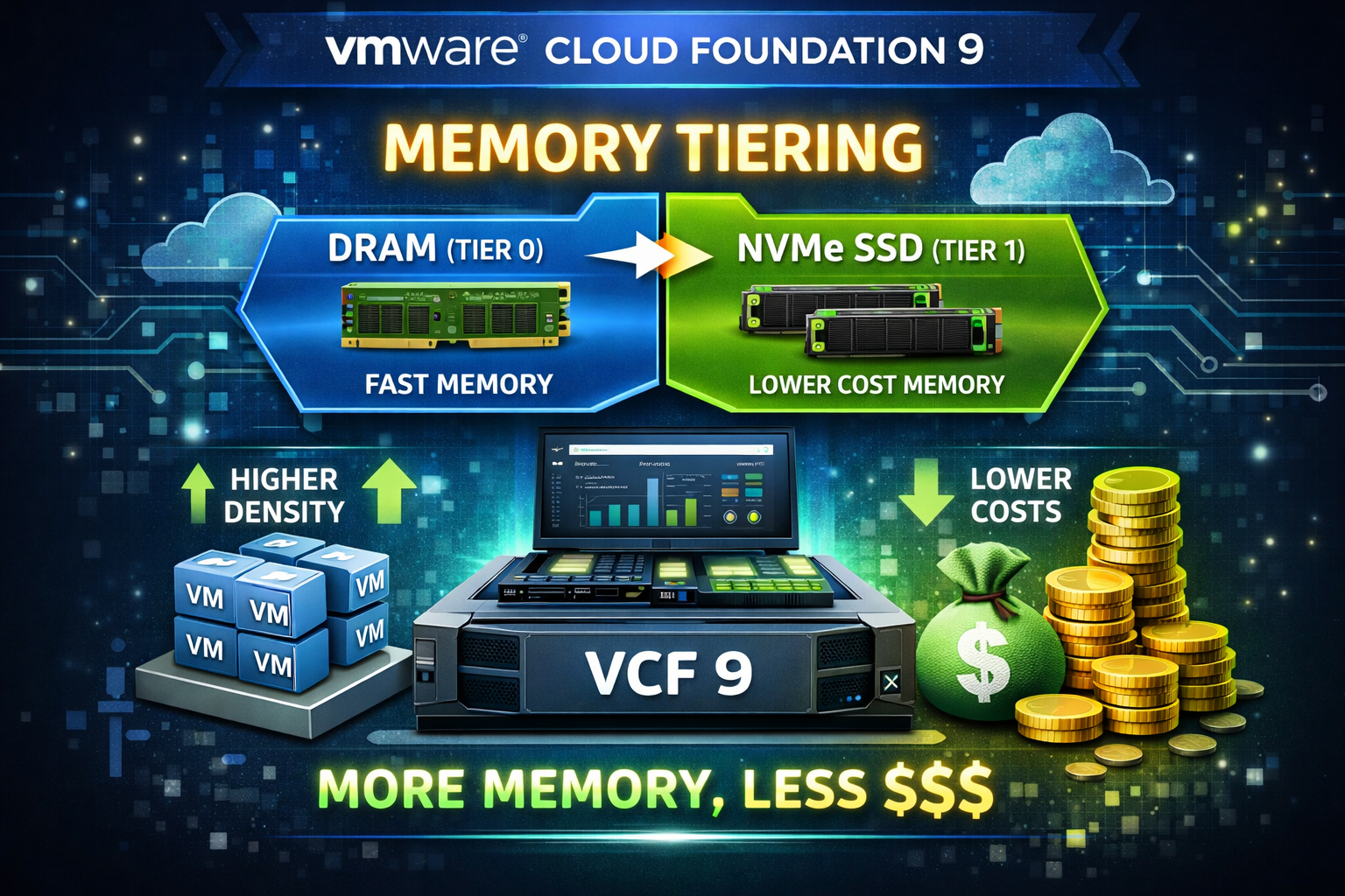 Read more about the article Memory Tiering with VCF9